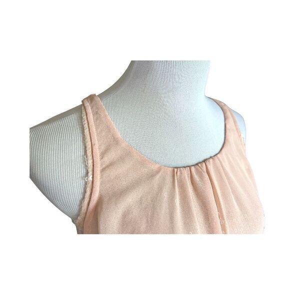 Womens Miss Me MM Couture Peaches & Cream Sequin Tank - Sz M - Picture 2 of 3
